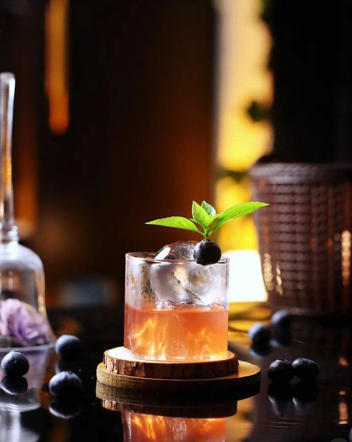 Professional Bartender Preparing Cocktail